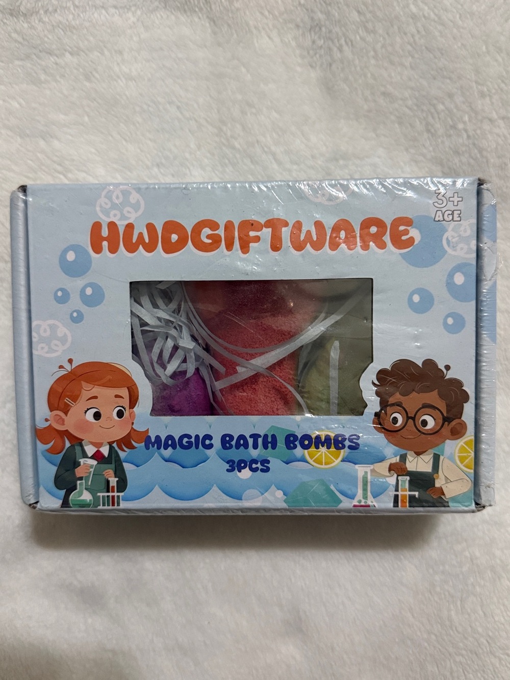 Magic Bath Bombs - Assorted Colors (3 pcs)